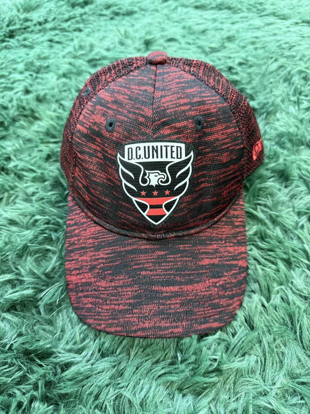 New Era D.C. United MLS 9TWENTY Adjustable Hat Cap Red Black One Size Fits Most